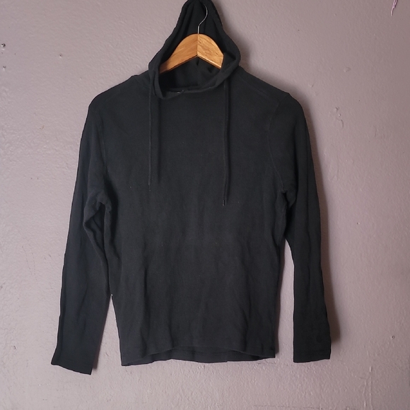 Tops - Modern Culture Black Hooded Top